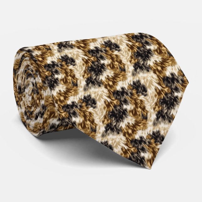 Cute turtle shell pattern  tie (Rolled)