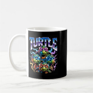 Cute Turtle Squad Electric Lightning Halloween Coffee Mug