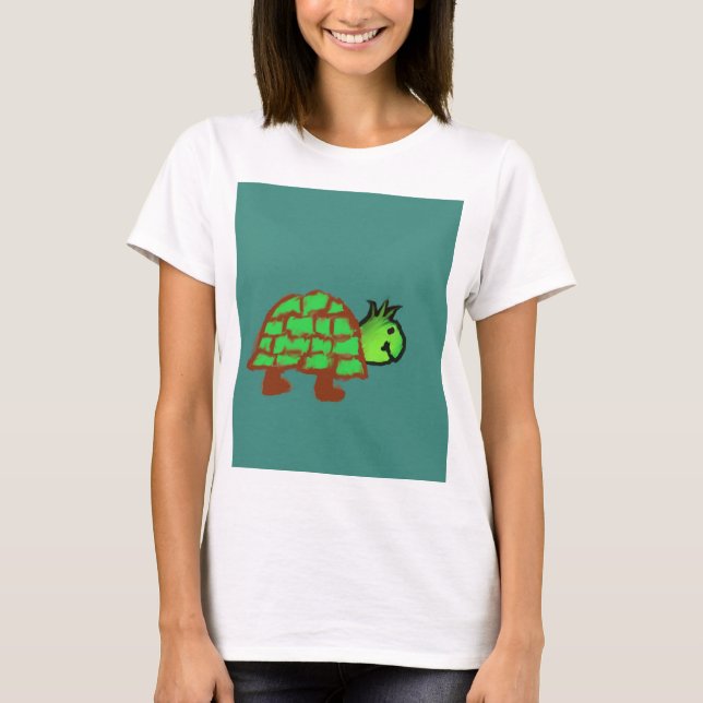 Cute Turtle  T-Shirt (Front)