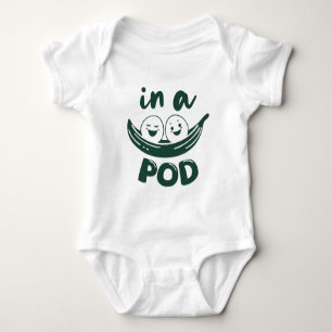 Cute Twins Baby Bodysuit
