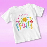 Cute TWO-tti Frutti 2nd Birthday Fruits