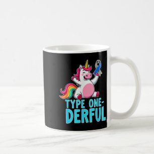 Cute Type 1 Diabetes Awareness T1d Type One-derful Coffee Mug
