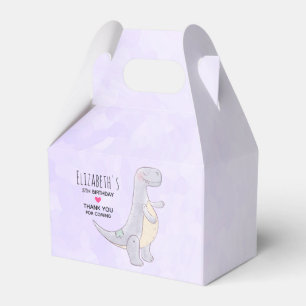Cute Tyrannosaurus Rex Dinosaur Toy Thank You Favour Box