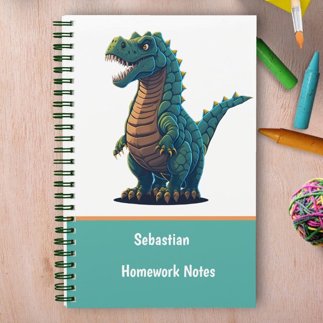 Cute Tyrannosaurus T-Rex Dinosaur Boys & Girls Notebook (Creator Uploaded)