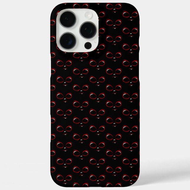 Cute ufo face monster  Case-Mate iPhone case (Back)