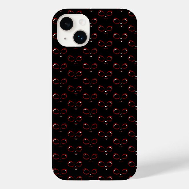 Cute ufo face monster  Case-Mate iPhone case (Back)