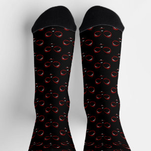 Cute ufo face monster  socks