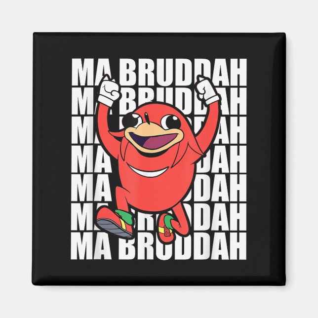 Cute Ugandan Meme Warrior Tribe Vr Magnet (Front)