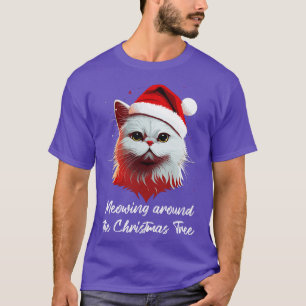 Cute Ugly Christmas Cat Women Men Kids Funny Cat C T-Shirt