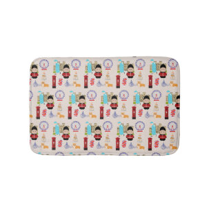 Cute UK Culture Bath Mat