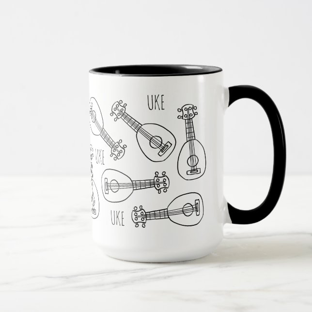 Cute Ukulele Mug (Right)