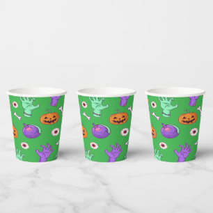 Cute Undead Party Vibes Paper Cups