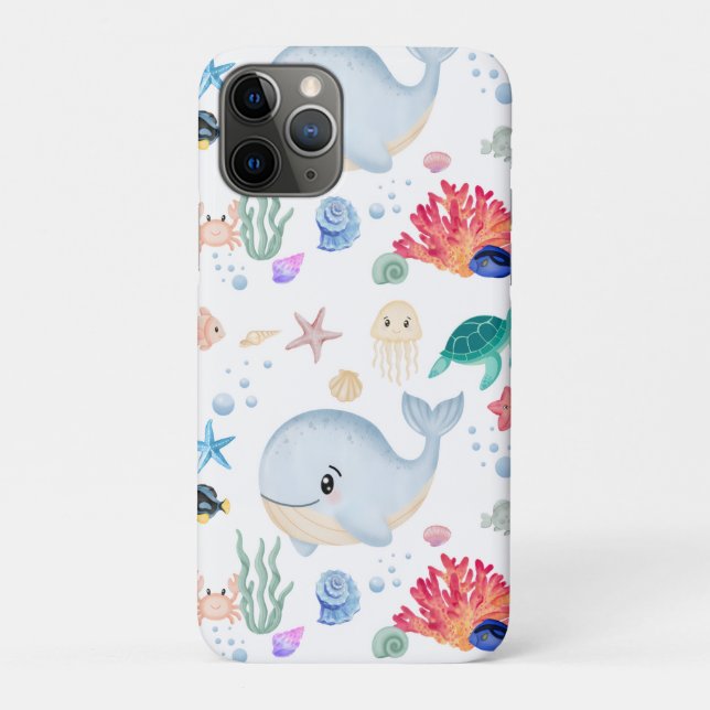 Cute Under the sea Case-Mate iPhone Case (Back)