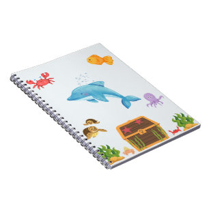 Cute Under the Sea Collection Notebook
