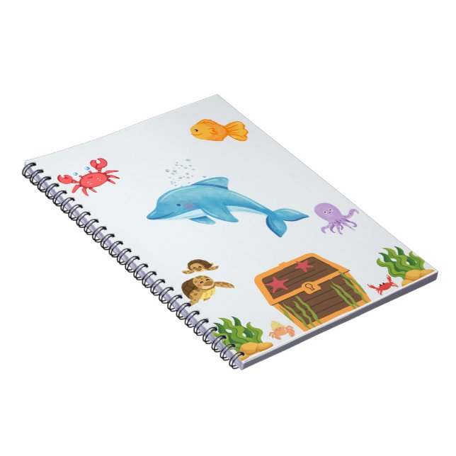Cute Under the Sea Collection Notebook (Right Side)