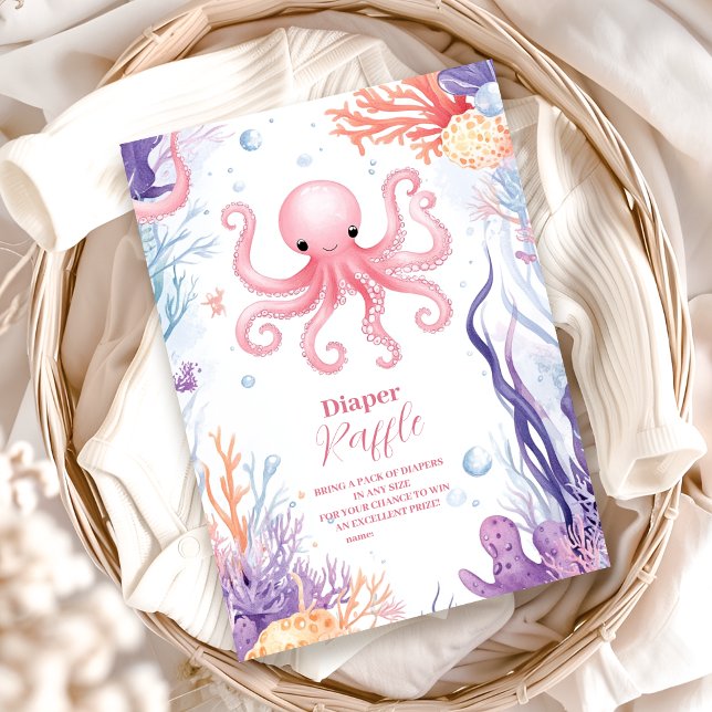 Cute Under the Sea Diapper Raffle Enclosure Card (Creator Uploaded)