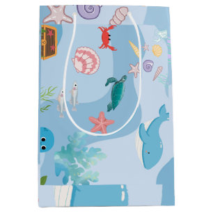 Cute Under the Sea Friends Medium Gift Bag
