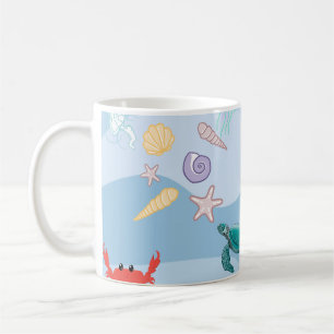 Cute Under the Sea Friends-under water theme  Coffee Mug