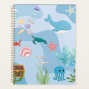 Cute Under the Sea Friends-under water theme Planner