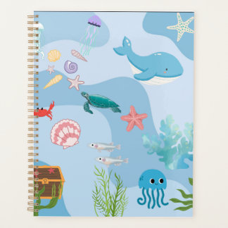 Cute Under the Sea Friends-under water theme  Planner