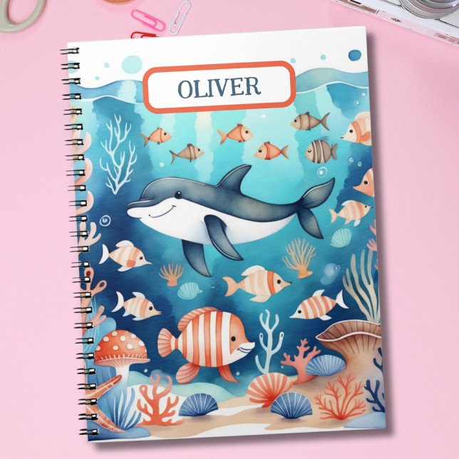 Cute Under the Sea Marine Life Notebook (Creator Uploaded)