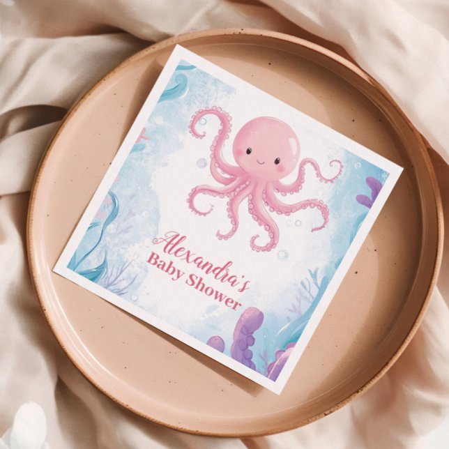 Cute Under the Sea Napkin (Creator Uploaded)