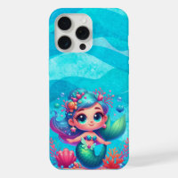 Cute underwater mermaid