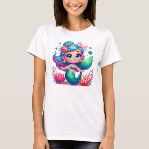 Cute underwater mermaid T-Shirt