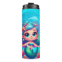 Cute underwater mermaid