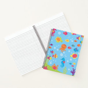 Cute Underwater Scene Notebook
