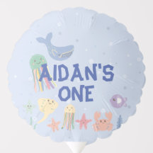 Cute Underwater World First Birthday