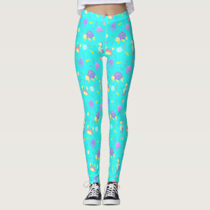 Cute Underwater World Paper Plate Leggings