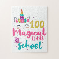 Cute Unicorn 100 Magical Days Of School