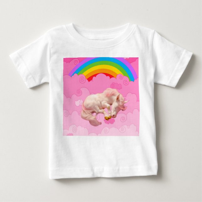 Cute Unicorn. Baby T-Shirt (Front)