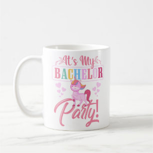 Cute Unicorn Bachelor Party Coffee Mug
