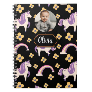 Cute Unicorn Back to School Notebook