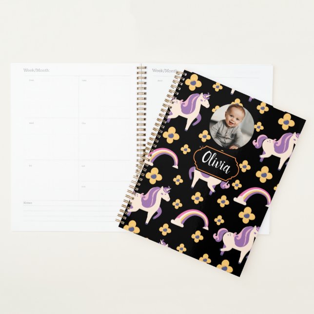 Cute Unicorn  Back to School Planner (Display)
