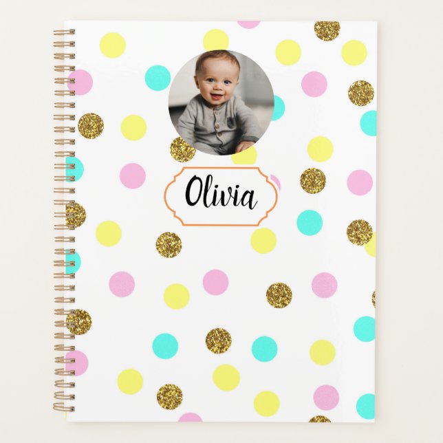 Cute Unicorn  Back to School Planner (Front)