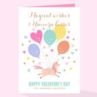 Cute Unicorn Balloons Kids Valentine's Day