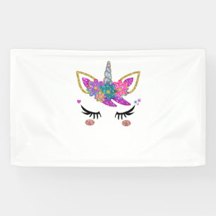 Cute Unicorn Birthday Outfit Banner