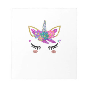 Cute Unicorn Birthday Outfit Notepad