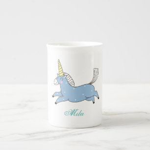 Cute unicorn bone china mug