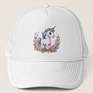 Cute Unicorn Cool Unicorn positive Trucker Hat