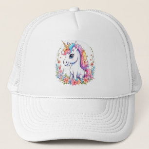 Cute Unicorn Cool Unicorn positive Trucker Hat