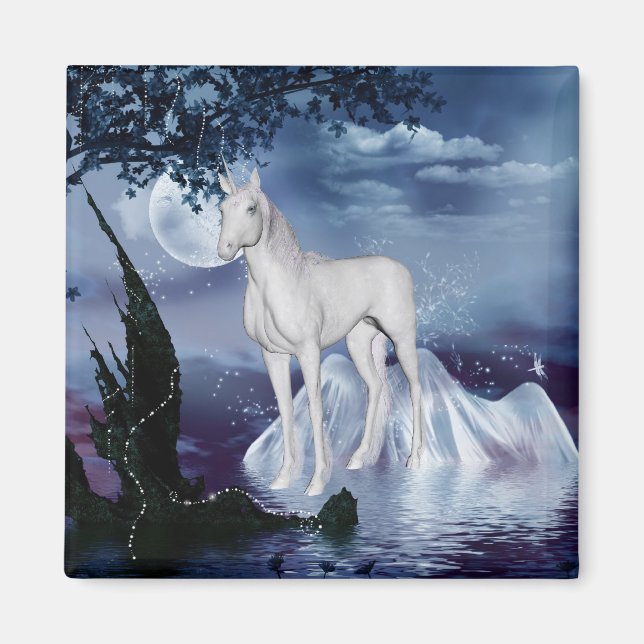 Cute Unicorn Fantasy 1 Magnet (Front)