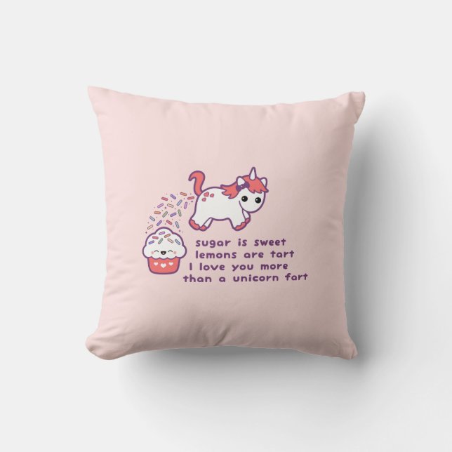 Cute Unicorn Fart Cushion (Front)