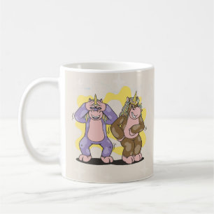 CUTE UNICORN GRIDDY DANCE  COFFEE MUG