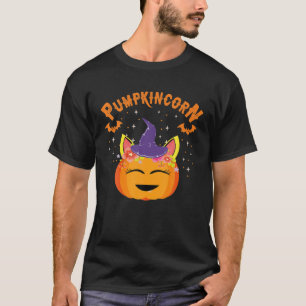 Cute Unicorn Halloween Thanksgiving Women Kids Wom T-Shirt