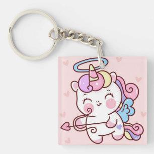 Cute Unicorn Key Ring