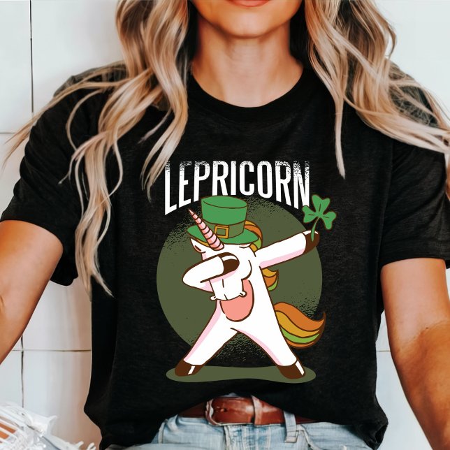Cute Unicorn Leprichaun St. Patrick's Day T-Shirt (Creator Uploaded)